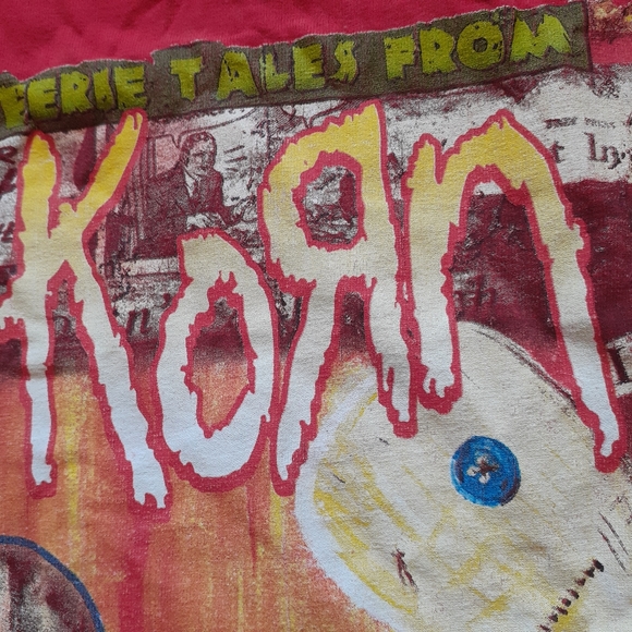 Eerie Tales of Korn Vintage Y2K Nu Metal Graphic Tee - Picture 4 of 8